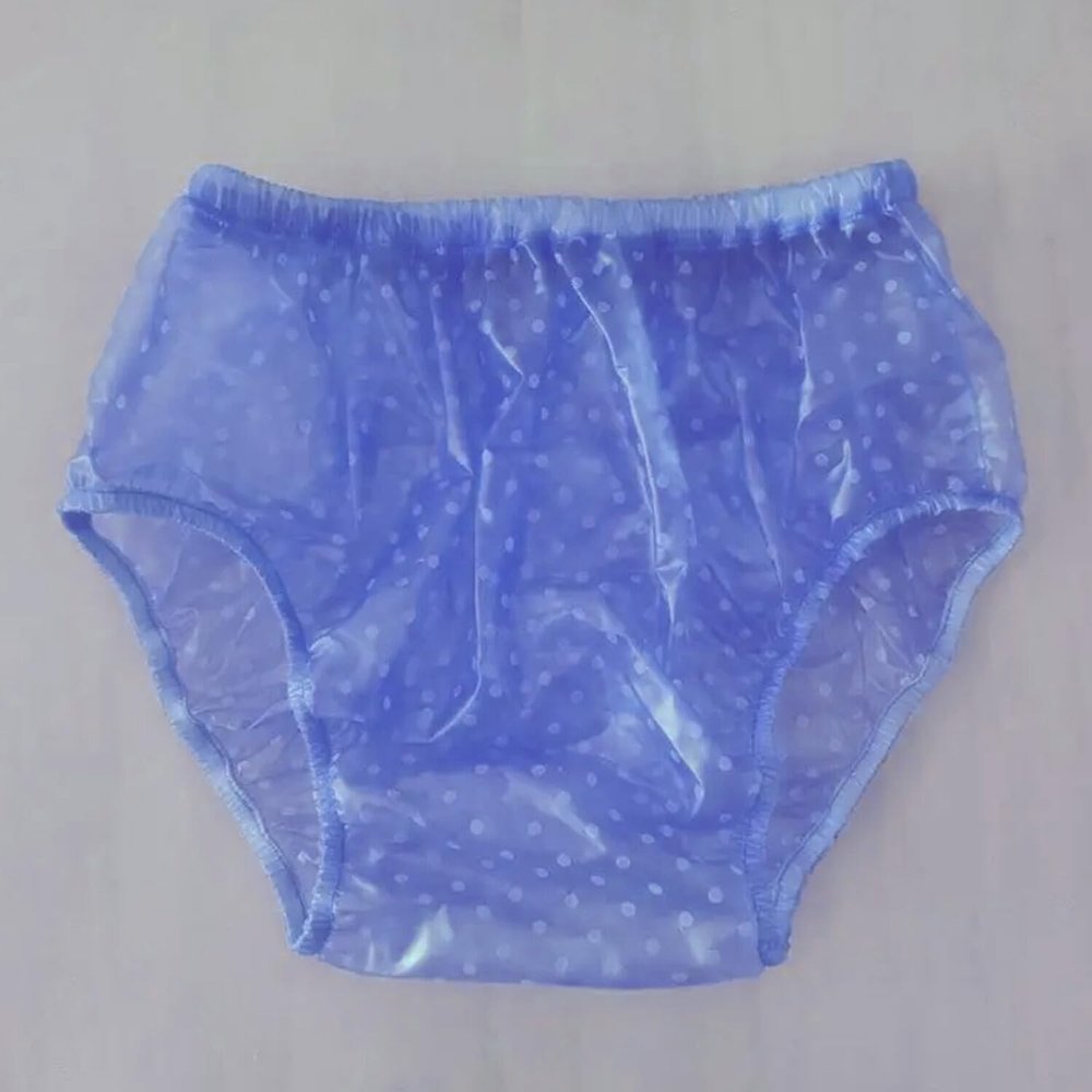 Plastic Pants for Adults with Incontinence,Adult Incontinence Pants,Adult Pull-On Over Pants Waterproof Incontinence Brief,Washable Leak Resistant,Unisex Soft,Noiseless and Reusable