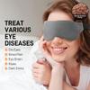 MEISENHOME Microwave Heated Eye Mask for Dry Eyes, Moist Heat Eye Compress Weighted Warm Eye Mask for Dry Eyes, Stye Eye Treatment, Puffy Eyes, Sleeping, Relaxation, Therapy (Light Grey) view 3