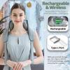 Deep Kneading Neck and Shoulder Massager with Heat - 5D Cordless Mini Shiatsu Neck Massager for Pain Relief Deep Tissue - Gifts for Men Women Stress Relax at Home Office and Car view 3