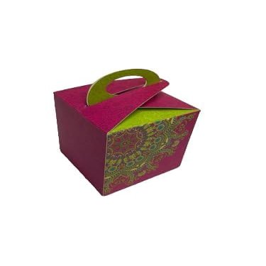 V&P DIGITALS Box with Lid and Shredded Paper Fill (Pink) for Weddings, Holidays, Graduations, Birthdays, Anniversaries, Cheap boxes (Pack of 10)