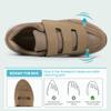 Ortho+rest Men Diabetic Walking Shoes Swollen Feet Shoe with Adjustable Closure (11,Khaki) view 4