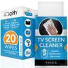iCloth XL Screen Cleaning Wipes, Lint-Free and Streak-Free, Fast-Drying, Removes Dust, Fingerprints, and Smudges (20 XL Wipes) view 1