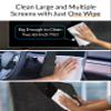 iCloth XL Screen Cleaning Wipes, Lint-Free and Streak-Free, Fast-Drying, Removes Dust, Fingerprints, and Smudges (20 XL Wipes) view 2
