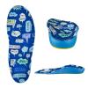 WALKROFEET Kids Insoles for Over-Pronation Soft PU Foam Orthotics Relieve Plantar Fasciitis Flat Foot Child Inserts Gel Heel Cushion (Multicolor, 7.5-10M Toddler) view 1