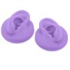 2pcs Colored Ear Model Simulation Ear Model Hearing Display Prop Ear Mold Piercing Teaching Model Human Ear Model Ear Presentation Model Piercing Ear Model view 1