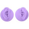 2pcs Colored Ear Model Simulation Ear Model Hearing Display Prop Ear Mold Piercing Teaching Model Human Ear Model Ear Presentation Model Piercing Ear Model view 2