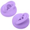 2pcs Colored Ear Model Simulation Ear Model Hearing Display Prop Ear Mold Piercing Teaching Model Human Ear Model Ear Presentation Model Piercing Ear Model view 4