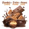 Chocolate Covered Toffee Coated Pecans by It's Delish, 10 Lbs Bulk Bag | Dark Chocolate Candy Nuts Bulk Pecans Chocolates Sweet & Crunchy Pecan Nut Snack | Vegan, Kosher view 2