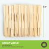 200 Bamboo Appetizer Forks, 3.5" Disposable Bamboo Fork for Charcuterie, Mini Forks for Appetizers, Cocktail Forks for Weddings, Small Appetizer Picks view 2