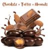 Chocolate Covered Toffee Coated Almonds by It's Delish, 5 Lbs Bulk Bag | Dark Chocolate Candy Nuts | Chocolates Sweet & Crunchy Almond Nut Snack | Vegan, Kosher view 2