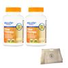 AMCIENT Equate Fiber Therapy Methylcellulose Fiber Caplets 500 mg 100 Count (Pack of 2) Bundle with Reusable Food Pouch view 1