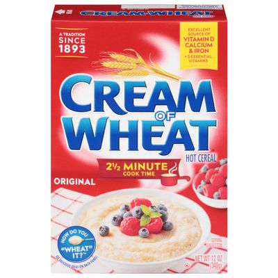 Cream of Wheat Original Stove Top Hot Cereal, 2 1/2 Minute Cook Time, 12 Ounce