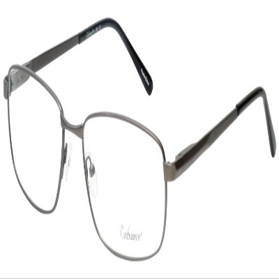 Calabria Enhance 4182 Rectangular Reading Glasses +3.75 Satin Gunmetal Black Men