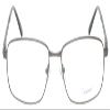 Calabria Enhance 4182 Rectangular Reading Glasses +3.75 Satin Gunmetal Black Men view 2