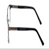 Calabria Enhance 4172 Rectangular Blue Light Blocking Reading Glasses +2.75 Matte Gunmetal Black Men view 2