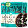 BeanVIVO (Pack of 3) Organics 14g Plant based Protein Baja Black Beans - Good Source of Fiber - Nutritious & Microwave Meals - Gluten-Free Plant Food - 10 oz view 1