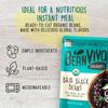BeanVIVO (Pack of 3) Organics 14g Plant based Protein Baja Black Beans - Good Source of Fiber - Nutritious & Microwave Meals - Gluten-Free Plant Food - 10 oz view 4