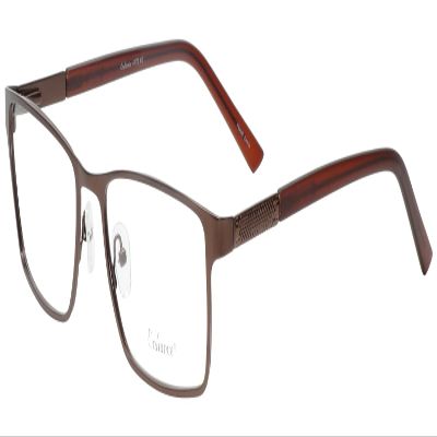 Calabria Enhance 4172 Rectangular Reading Glasses +4.50 Matte Brown Men