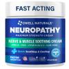 Owell Naturals Neuropathy Nerve Cream, Greaseless, with Arnica, Aloe Vera, MSM, Vitamin B6 for Feet, Hands, Legs, Toes Discomfort, 4 Fl Oz (Pack of 1) view 1