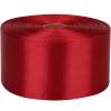Nsilu 2 inch Wine Red Satin Ribbon 50 Yards Solid Fabric Ribbons Roll for Gift Wrapping, Satin Weddings,Flower Bouquet, Invitations,Sewing,Party Decorations, Holiday Decorating and More view 1