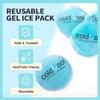 5 Round Kids Hot Cold Pack, Ice Pack Boo Boo Round Designed | Pain Relief for Kids Boo Boos, Fever, Wisdom Teeth, Tired Eyes, Headaches, Swelling, Bruises(3.7 * 3.7in) view 2