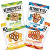 BeyondTwistz Low Carb Pretzels, Starter Pack, Keto Friendly, 2g Net Carbs, 18g Protein, Powered By HealthSense High Fiber Wheat Flour, Family Size 8oz Bag, Pack of 4 view 1