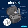 OTC Hearing Aids - Phonix Vivid Noise Cancelling Hearing Aids with 4 Adaptive Programs - Lightweight, Comfortable, & Rechargeable RIC Amplifier for Adults & Veterans view 2