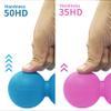 5BILLION Peanut Massage Ball - Double Lacrosse Massage Ball & Mobility Ball for Physical Therapy - Deep Tissue Massage Tool for Myofascial Release, Muscle Relaxer, Acupoint Massage (Black) view 2