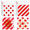 CUDICY 200pcs Cellophane Bags 5.5x5.5 Self Sealing Cookie Bags for Packaging Cellophane Treat Bag for Gift Giving Packaging Christmas Valentines Candy Goodie Homemade Bakery view 1