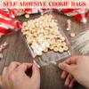 CUDICY 200pcs Cellophane Bags 5.5x5.5 Self Sealing Cookie Bags for Packaging Cellophane Treat Bag for Gift Giving Packaging Christmas Valentines Candy Goodie Homemade Bakery view 2