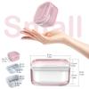 ARGOMAX Denture Cup for Soaking Dentures (Pink)+ Leak Proof Denture Bath Cup (Pink + White). view 4