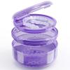 Denture Case Retainer Cleaning Case: 2 in 1 Retainer Case, No-Leak Denture Bath Box Cup, Complete Clean Care for Dentures, Clear Braces, Mouth Guard, Night Guard & Retainers view 2