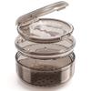 Denture Case Retainer Cleaning Case: 2 in 1 Retainer Case, No-Leak Denture Bath Box Cup, Complete Clean Care for Dentures, Clear Braces, Mouth Guard, Night Guard & Retainers view 1