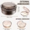 Denture Case Retainer Cleaning Case: 2 in 1 Retainer Case, No-Leak Denture Bath Box Cup, Complete Clean Care for Dentures, Clear Braces, Mouth Guard, Night Guard & Retainers view 4