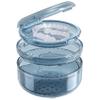 Denture Case Retainer Cleaning Case: 2 in 1 Retainer Case, No-Leak Denture Bath Box Cup, Complete Clean Care for Dentures, Clear Braces, Mouth Guard, Night Guard & Retainers view 1