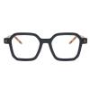 AOOLIA Reading Glasses for women Men Square Blue Light Blocking Glasses Filter UV Lightweight Readers with Spring Hinge (Black-Tortoise, 1.75, x) view 1