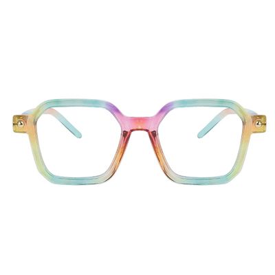 AOOLIA Reading Glasses for women Men Square Blue Light Blocking Glasses Filter UV Lightweight Readers with Spring Hinge (Multicolor, 2, x)