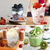 Eupako 160 Pack 5 OZ Plastic Mini Dessert Cups - Clear Small Parfait Cups, Square Appetizer Cups for Fruit, Pudding, Mousse, Ice Cream, Party, Wedding, Valentine's Day view 4