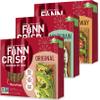 Finn Crisps Rye Crispbread Variety Pack | Multipack of Authentic Finnish Sourdough Crispbread | Multigrain, Caraway and Original Rye Crackers by Finn Crisp [3 Boxes: 7oz, 7oz, 6.1oz] view 1