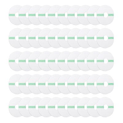 Acinkeety 50x Waterproof Sensor Self-Adhesive Sticker Face Body Breathable Sweat-Absorbing Sports Cover Overpatch Tape Sports Sensors Swing Speed-Radar with Temporature Timer Tape