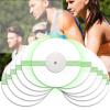 Acinkeety 50x Waterproof Sensor Self-Adhesive Sticker Face Body Breathable Sweat-Absorbing Sports Cover Overpatch Tape Sports Sensors Swing Speed-Radar with Temporature Timer Tape view 3
