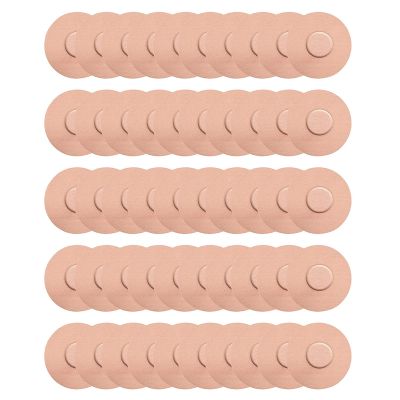 Acinkeety Pack of 50pcs Sports Sensor Protector Adhesive Patches Waterproof Sensor Protections Cover for Shower Sports Sensor Adhesive Protector Overpatch-Tape Sweat-Proof Pack of 50 Pcs