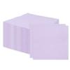 100 pcs 2-Ply Purple Napkins Folded 5 x 5 inch Disposable Cocktail Napkins Paper Napkins for Dinner Wedding Party Beverage Napkins view 1
