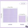 100 pcs 2-Ply Purple Napkins Folded 5 x 5 inch Disposable Cocktail Napkins Paper Napkins for Dinner Wedding Party Beverage Napkins view 3