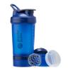 BlenderBottle Shaker Bottle with Pill Organizer and Storage for Protein Powder, Classic V2 ProStak System, 22-Ounce, Blue view 1