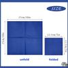100 pcs 2-Ply Navy Blue Napkins Folded 5 x 5 inch Disposable Cocktail Napkins Paper Napkins for Dinner Wedding Party Beverage Napkins view 3