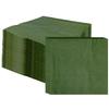 100 pcs 2-Ply Green Napkins Folded 5 x 5 inch Disposable Cocktail Napkins Paper Napkins for Dinner Wedding Party Beverage Napkins view 1