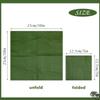 100 pcs 2-Ply Green Napkins Folded 5 x 5 inch Disposable Cocktail Napkins Paper Napkins for Dinner Wedding Party Beverage Napkins view 3
