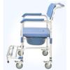 BADEZ Shower Wheelchair,Accessibility Commode Wheelchair,330 lbs Bedside Commode Chair,Toilet Transport Chair for Elderly Injured and Disabled view 1
