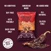 Field Trip Gluten Free Pork Rinds, Paleo and Keto Friendly Airy Puffs, Crunchy High Protein Snacks, Low Carb Snack from Back Pork Skins, 1oz Bag, 6 Pack, Sweet Chipotle view 4